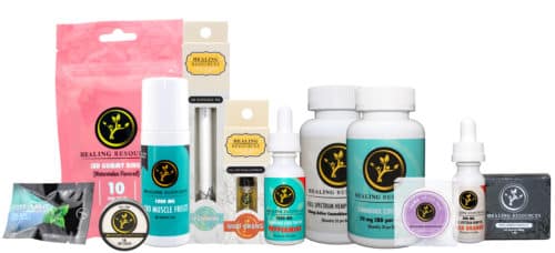 CBD Healing Resources product assortment